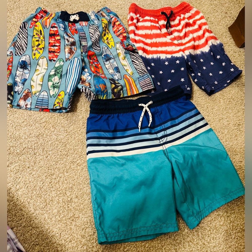 Boys' Swim Trunks Lot sz 5